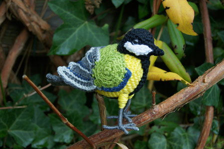 crochet patternGreat tit