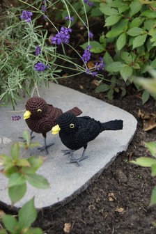 crochetpattern black bird