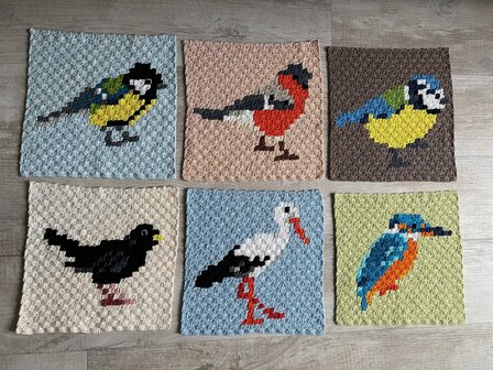 Merel corner to corner haakpatroon