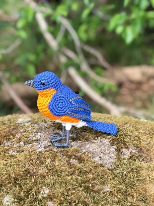 crochetpattern eastern bluebird