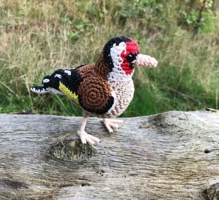 crochet pattern the goldfinch