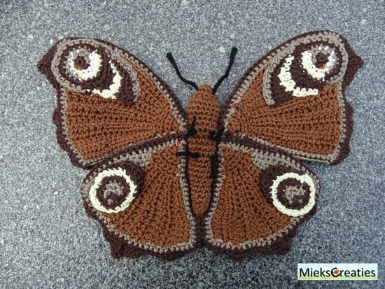 crochetpattern Peacock Butterfly