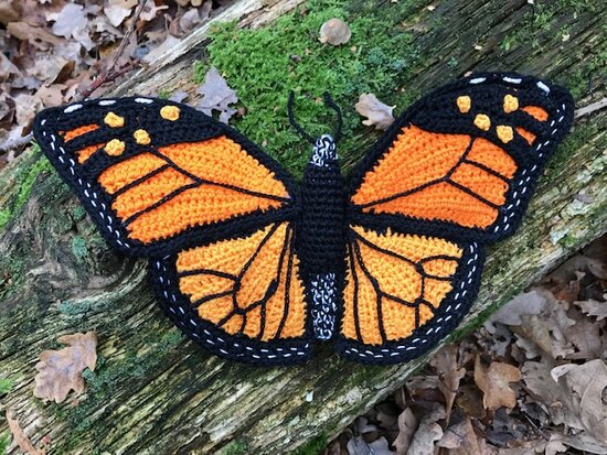 crochet pattern the monarch butterfly