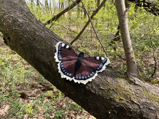 Crochet pattern  Aurelia Nymphalis Antiopa