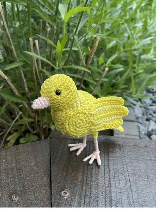 crochet pattern canary bird