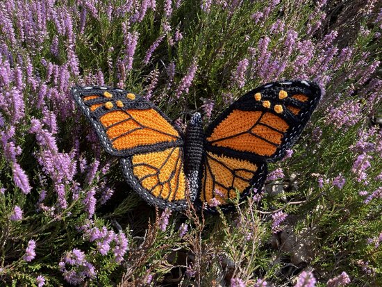 crochet pattern the monarch butterfly