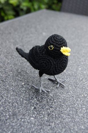 crochetpattern black bird