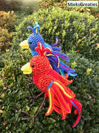 crochet pattern Fenix bird