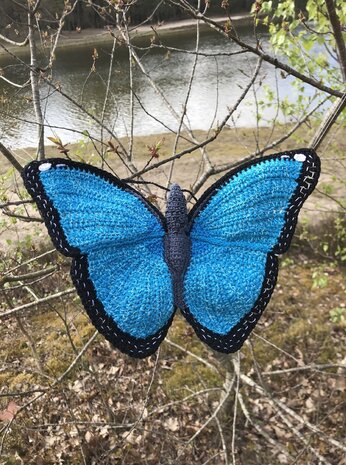 crochetpattern morpho butterfly