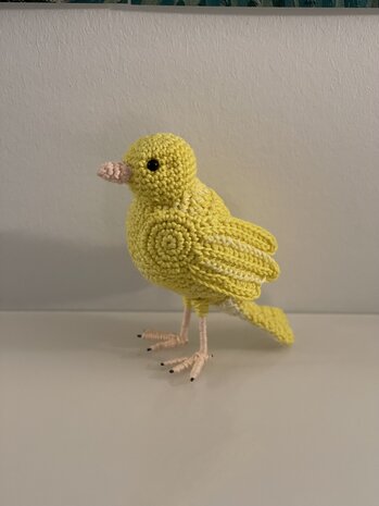 crochet pattern canary bird