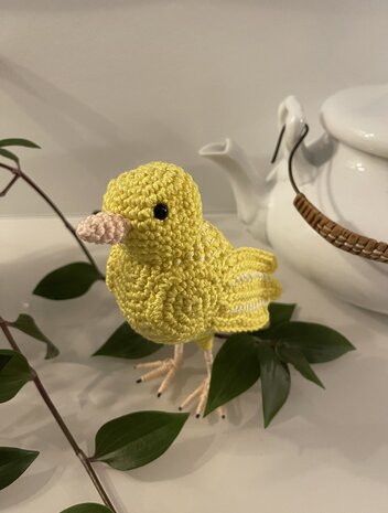 crochet pattern canary bird