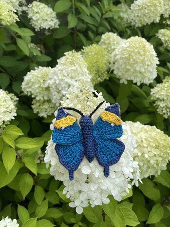 crochetpattern Indian leaf Butterfly