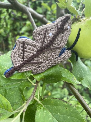 crochetpattern Indian leaf Butterfly