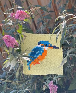 ijsvogel corner to corner haakpatroon