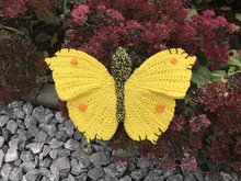 crochet pattern Brimstone Butterfly